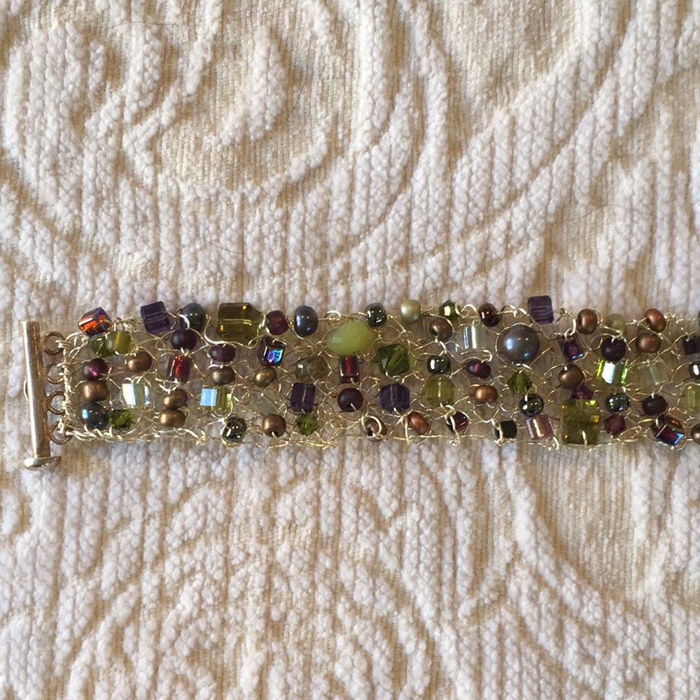 Ann Carney Design Sterling Silver beaded bracelet